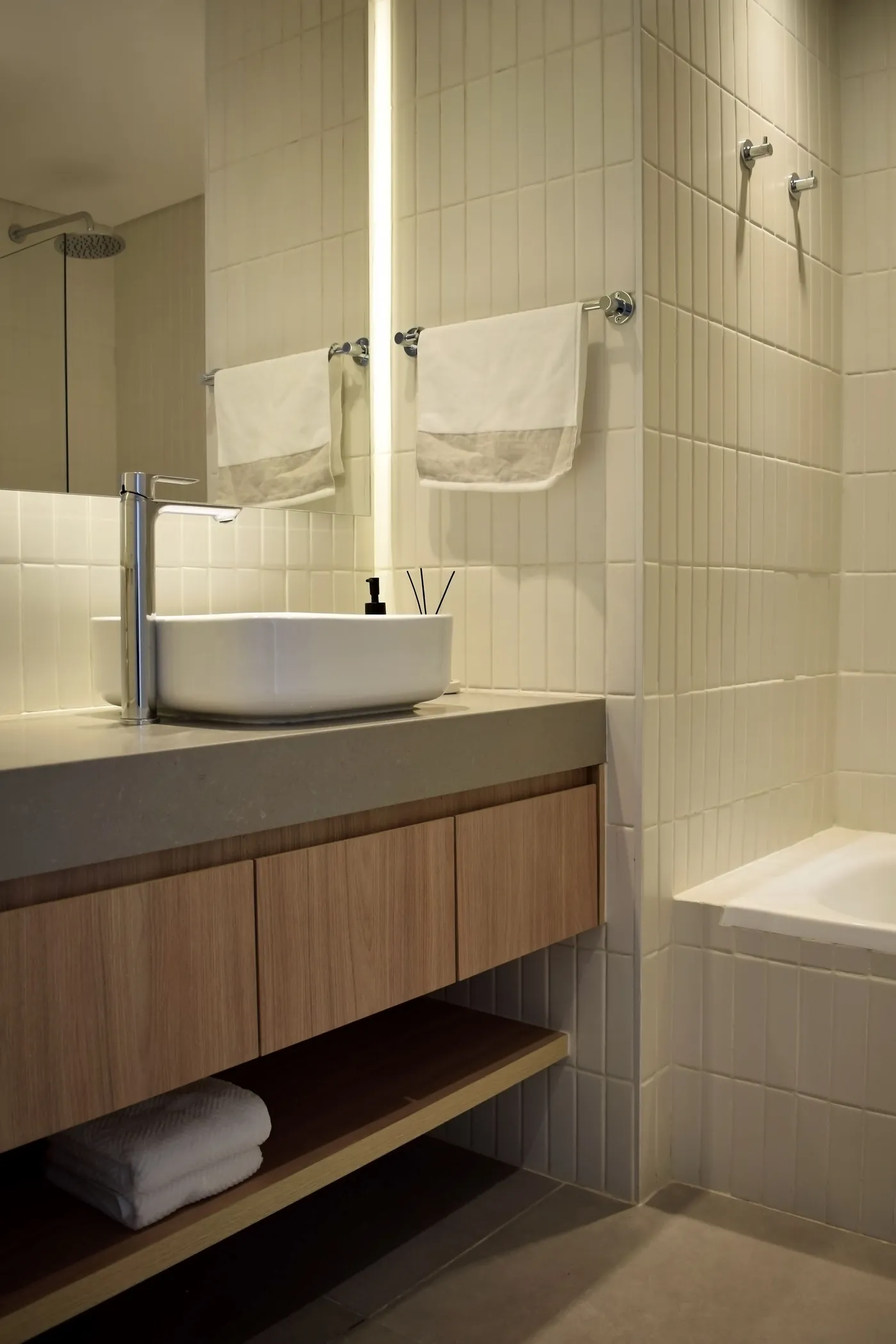 Vanitory a medida del baño