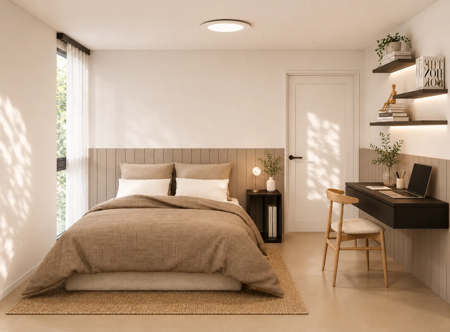 Render: Cuarto del hijo adolescente